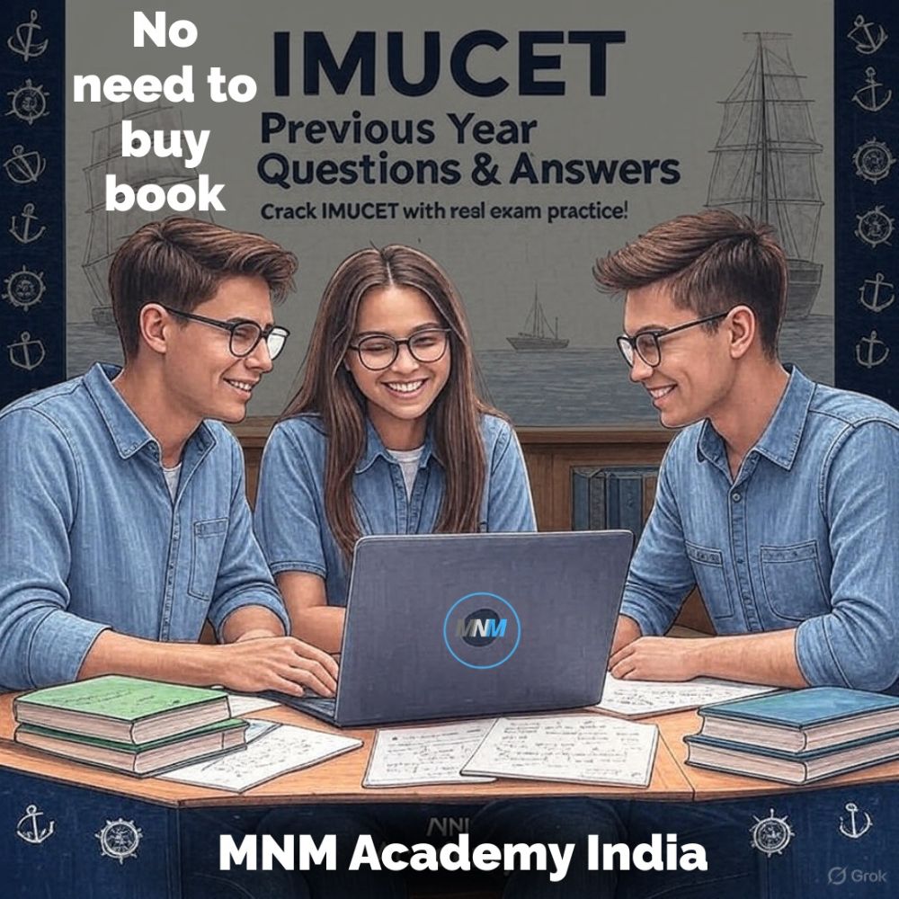 ⁠IMUCET Previous Year Questions and Answers